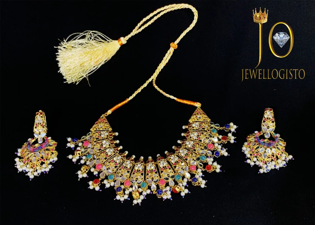 Safora Shine Bride Set with Earrings