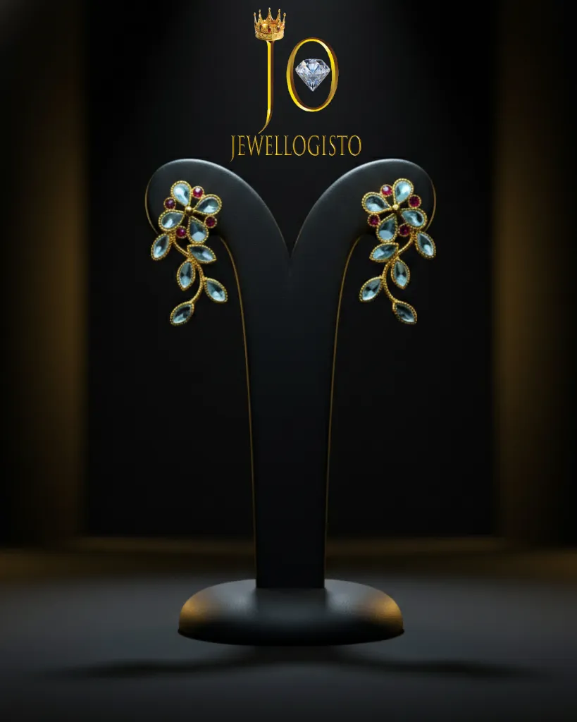 Sheesh Floral Earrings