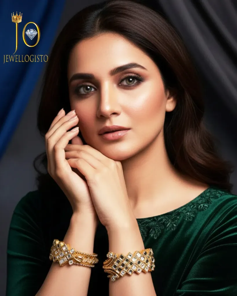 Vintage Lattice Crystal Bangle